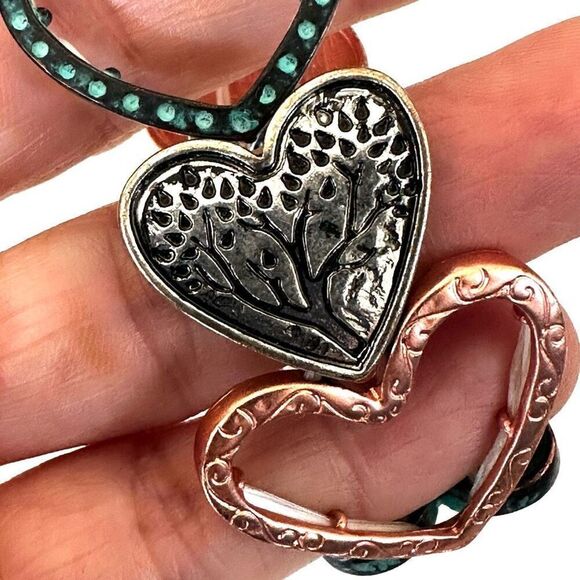 Heart stretchy bracelet - Picture 7 of 8